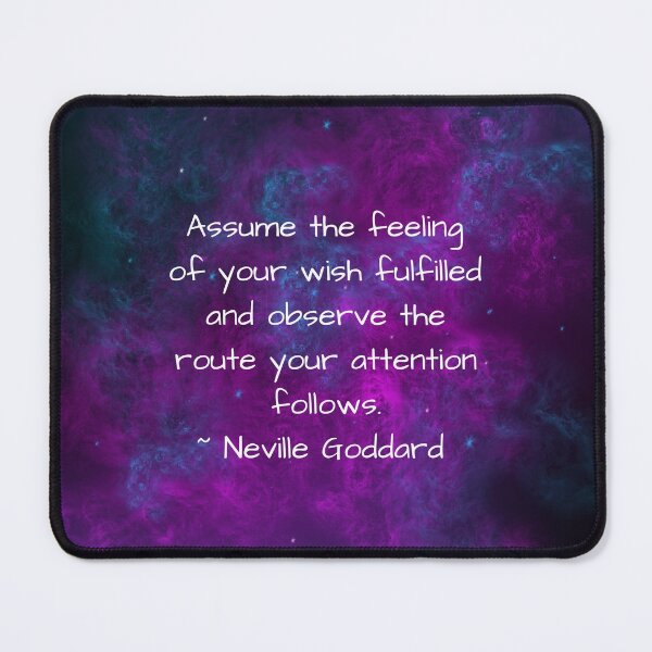 Item preview, Neville Goddard Quote, Assume the Feeling, Law of Assumption Quote designed and sold by MamaSweetea.