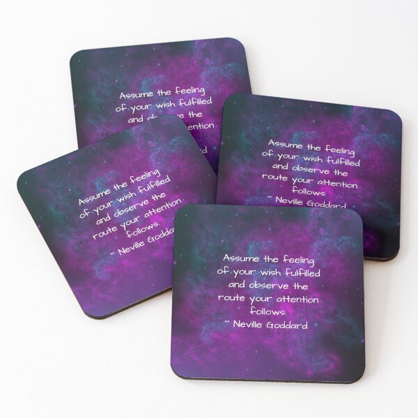 Item preview, Neville Goddard Quote, Assume the Feeling, Law of Assumption Quote designed and sold by MamaSweetea.