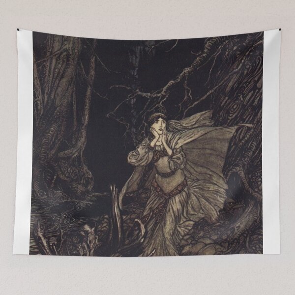 Item preview, Arthur Rackham Undine Vintage Fairytale Illustration  designed and sold by Bellathewilde.