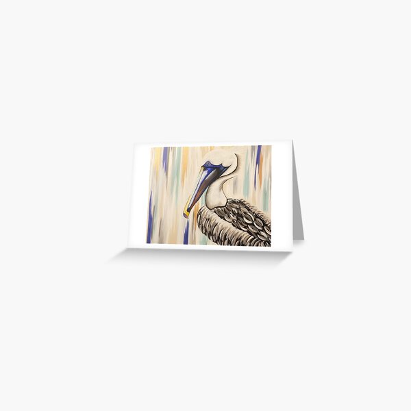 Item preview, Beach Pelican Abstract Art designed and sold by Carissa McCloud.