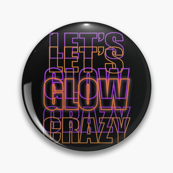 Item preview, Let's Glow Crazy Orange and Purple designed and sold by that5280lady.