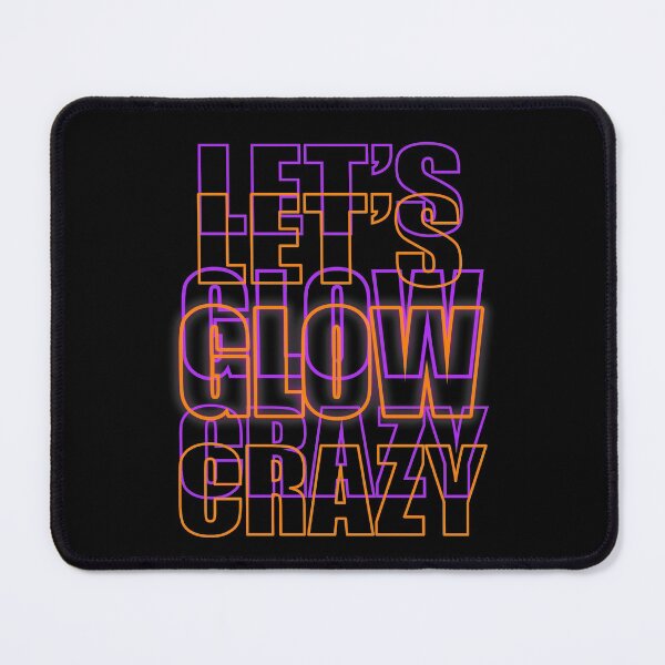 Item preview, Let's Glow Crazy Orange and Purple designed and sold by that5280lady.