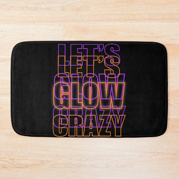 Item preview, Let's Glow Crazy Orange and Purple designed and sold by that5280lady.