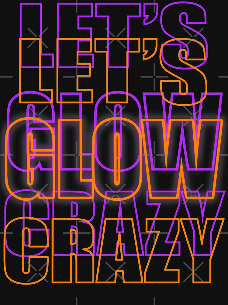 Let's Glow Crazy Orange and Purple by that5280lady