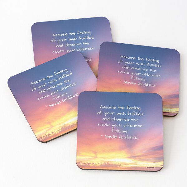 Item preview, Neville Goddard Quote, Assume the Feeling, Law of Assumption Quote designed and sold by MamaSweetea.