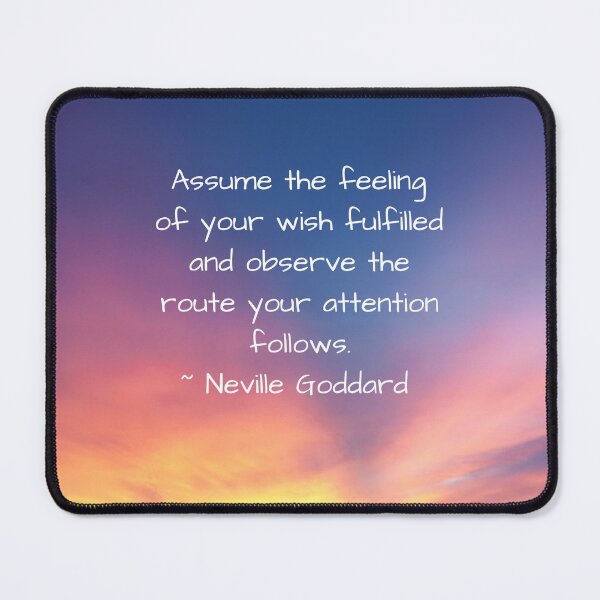 Item preview, Neville Goddard Quote, Assume the Feeling, Law of Assumption Quote designed and sold by MamaSweetea.