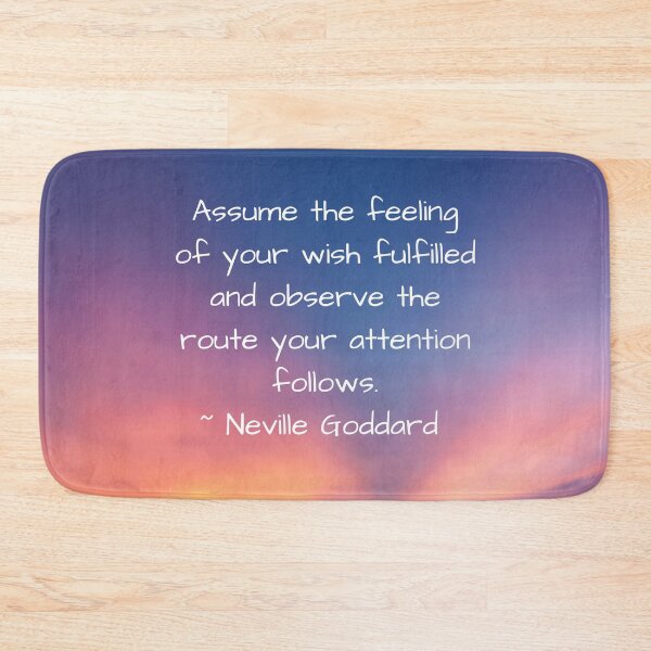 Item preview, Neville Goddard Quote, Assume the Feeling, Law of Assumption Quote designed and sold by MamaSweetea.
