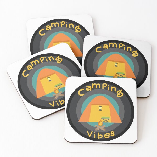 Item preview, Camping Vibes Patch designed and sold by Ben Nielsen.