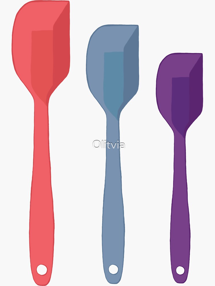 Cute clementine silicone spatula  Sticker for Sale by Olitvia