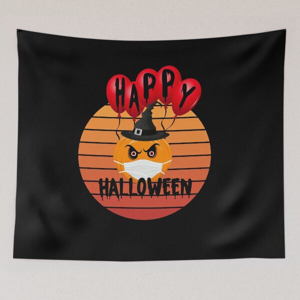 Item preview, Happy Halloween, Bats, Pumpkin, Spooky Scene, Crows, Spider designed and sold by gooldenfish.