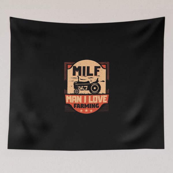 Item preview, Vintage Milf Man I Love Farming Funny Farmer Tractor Lovers designed and sold by emmanu38pre.