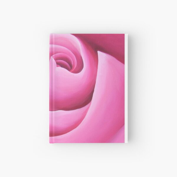 Pink Rose Hardcover Journal
