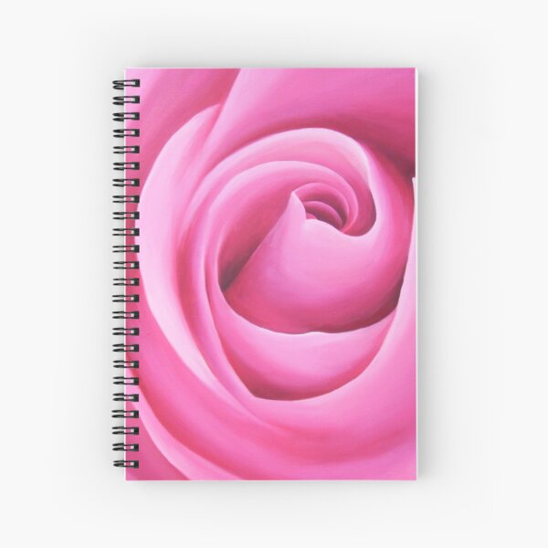 Pink Rose Spiral Notebook