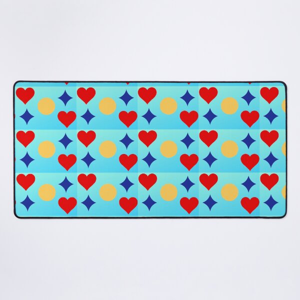 Item preview, Turquoise, Hearts, Diamonds and Golden Circle designed and sold by Mamta Thakkar.
