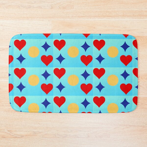 Item preview, Turquoise, Hearts, Diamonds and Golden Circle designed and sold by Mamta Thakkar.