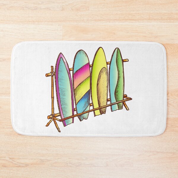 Item preview, Surfboard Collection On Bamboo Stand designed and sold by NoSpecialShop.
