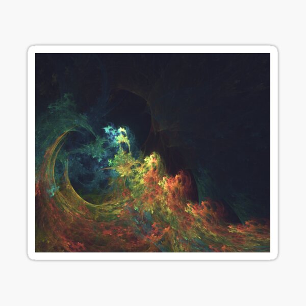 The Storm #fractal art Sticker