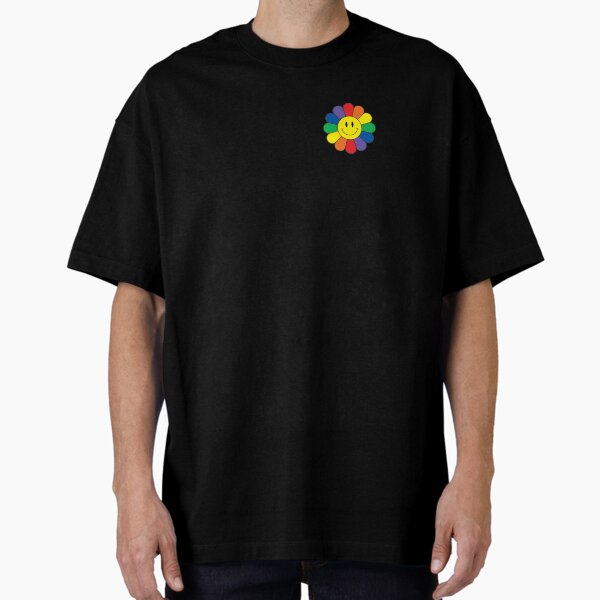アイドル Rainbow Prism Ms. Flower Tshirts Black Rainbow Prism Ms