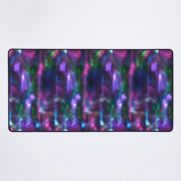 Awakened Nebula ~ Colorful Abstract Fractal Art Desk Mat