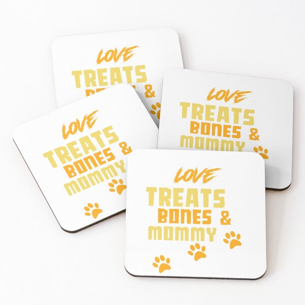 Item preview, Love Treats Bones & Mommy animal print t-shirt, Love Treats Bones & Mommy dog print design t-shirt designed and sold by RoxyCox.
