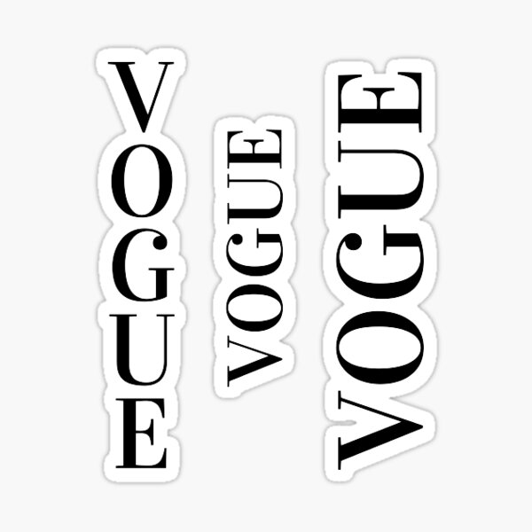 En Vogue Vintage Women Clear Stickers