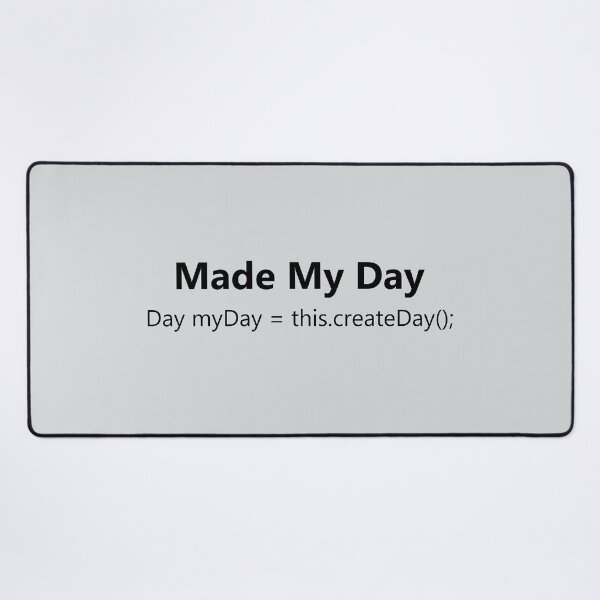 Item preview, Made My Day Funny Programmer Object-Oriented C# C++ designed and sold by Creekman Designs.