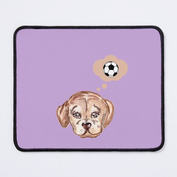 Item preview, Cute puppy thinking about soccer  designed and sold by ijdesigns.