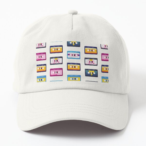 80s Vibe Cassette Tapes Retro Style Dad Hat