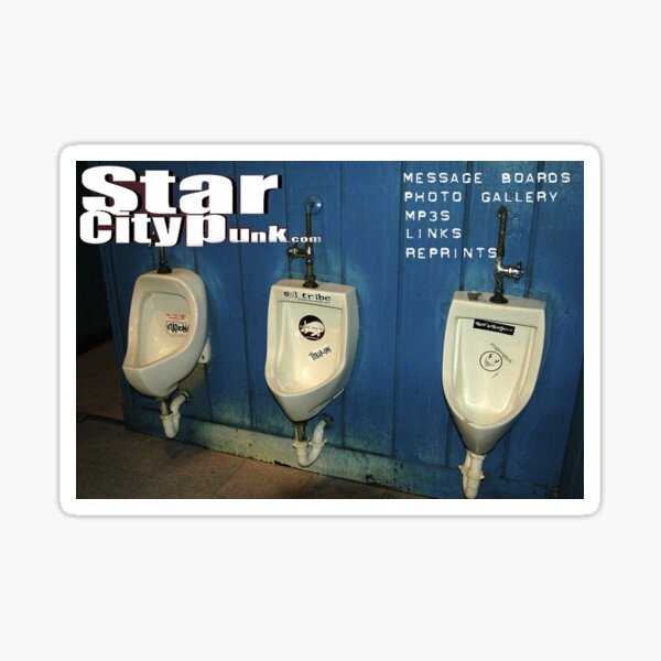 Star City Punk vintage web page Sticker