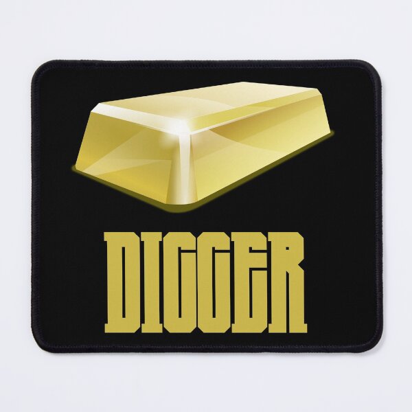 Item preview, Gold Digger Mining Gold Bar Tee For Miners designed and sold by Creekman Designs.
