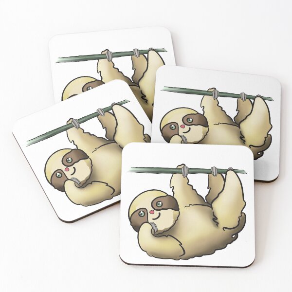 Item preview, HAPPY SLOTH designed and sold by Bennet and Bird.