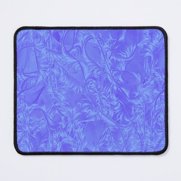 Sapient Frost ~ Blue Abstract Fractal Art Mouse Pad