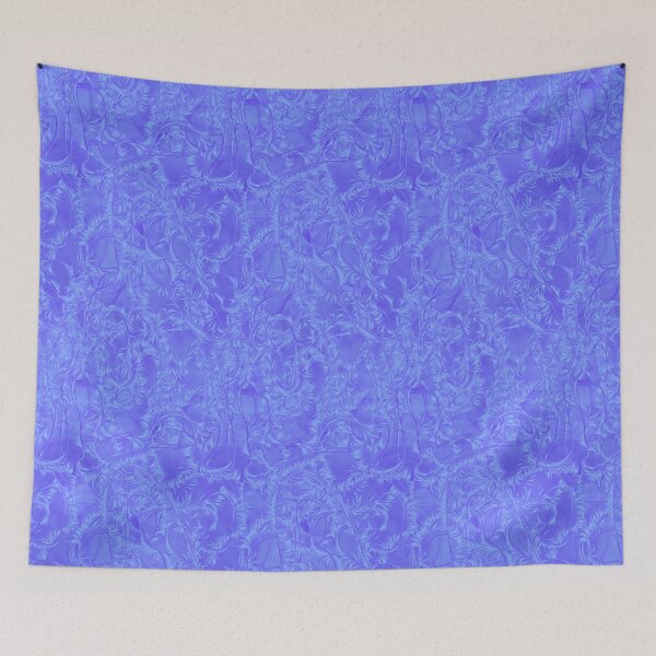 Item preview, Sapient Frost ~ Blue Abstract Fractal Art designed and sold by Ascension Vibrations.