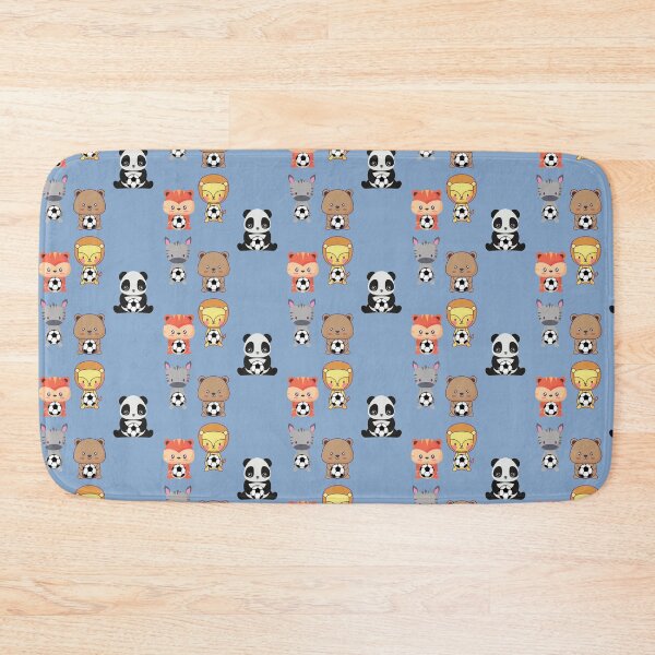 Item preview, Cute Animals Holding Soccer Balls - lion, zebra, bear, tiger, panda designed and sold by ijdesigns.