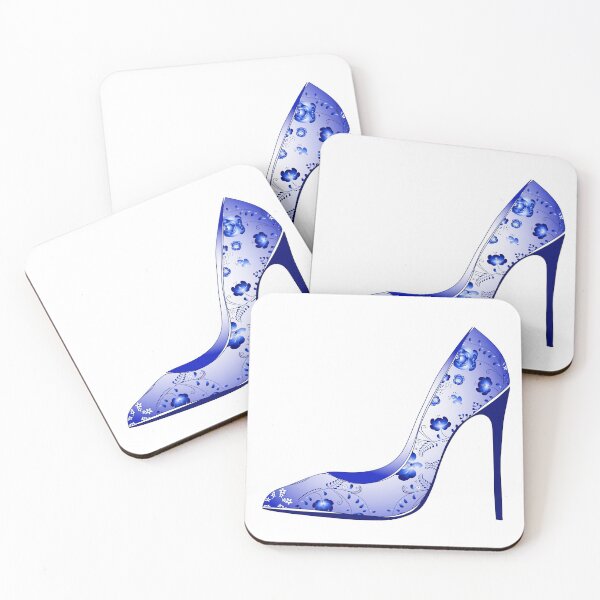 Item preview, Elegant gzhel shoe designed and sold by Aenota.