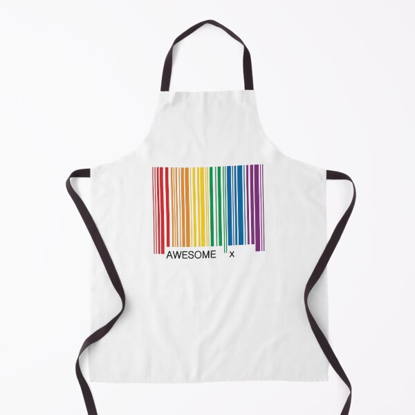 Item preview, Awesome Gay Pride Barcode Graphic designed and sold by iscaStudioArt.