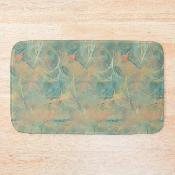 Item preview, Opalized Plasma ~ Green and Peach Abstract Fractal Art designed and sold by Ascension Vibrations.