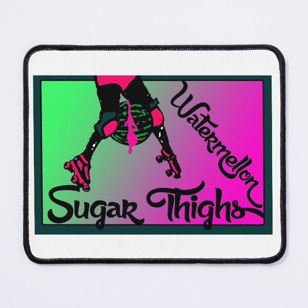 Item preview, Watermellon Sugar Thighs Retro Roller Derby Stamp designed and sold by brandydevoid.