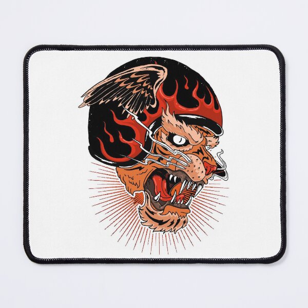 Item preview, Moto TIGER IN FIRE designed and sold by artorno.