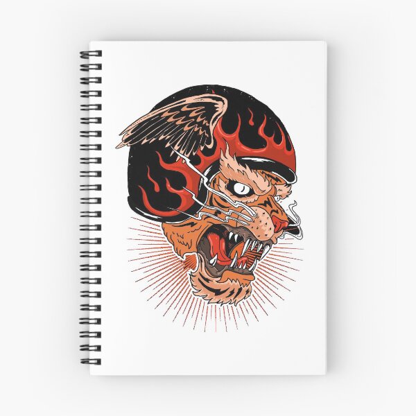 Item preview, Moto TIGER IN FIRE designed and sold by artorno.