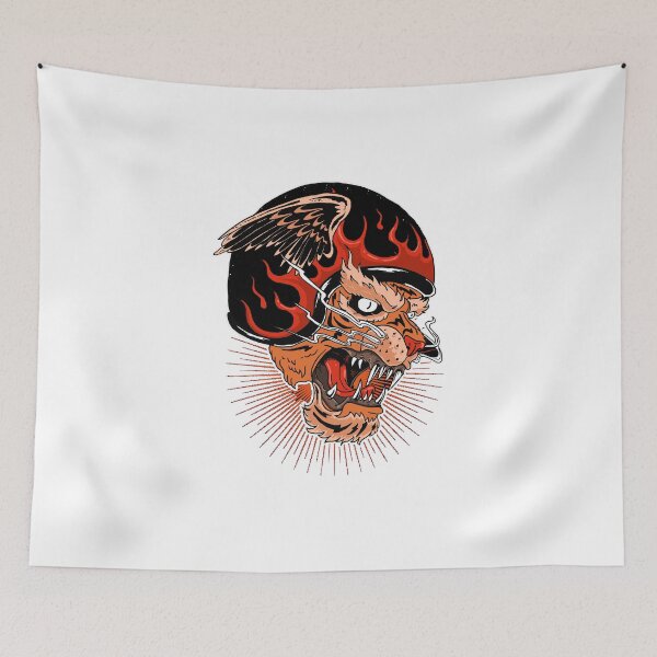 Item preview, Moto TIGER IN FIRE designed and sold by artorno.