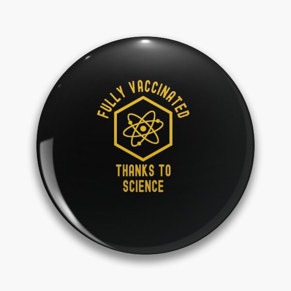 Item preview, Fully Vaccinated Thanks to Science - Funny Pro Vaccine 2021 Yellow Design designed and sold by Dorkification.