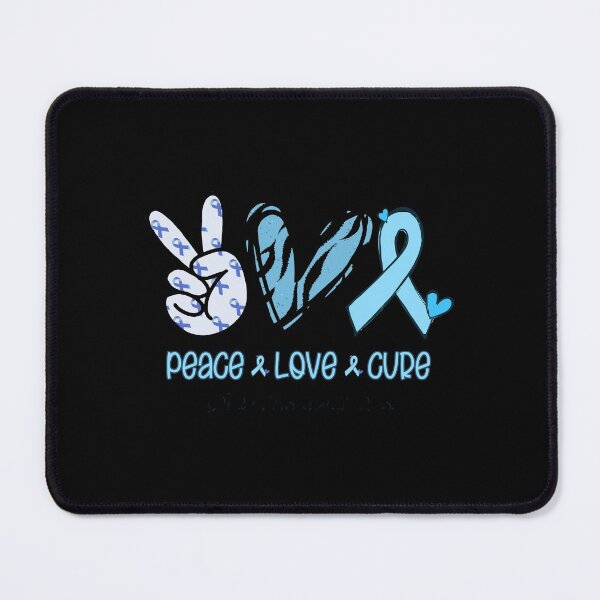 Item preview, Peace Love Cure Leopard Diabetes Awareness Survivors T1D designed and sold by dissolvablec.