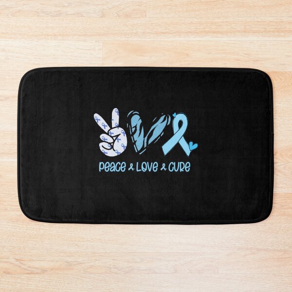 Item preview, Peace Love Cure Leopard Diabetes Awareness Survivors T1D designed and sold by dissolvablec.