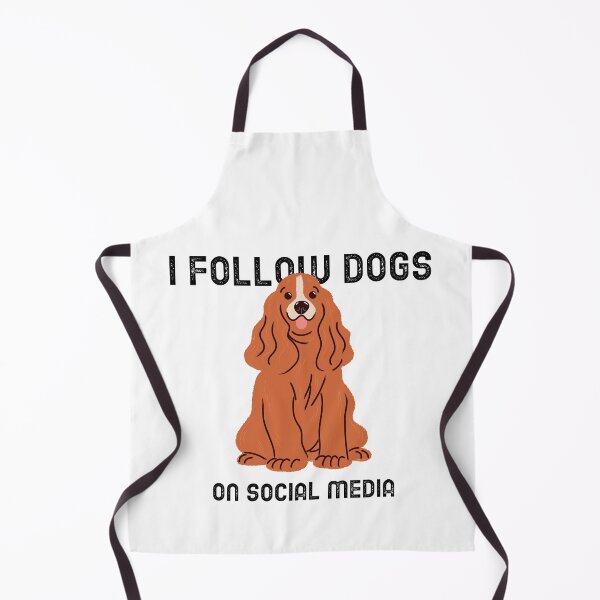 Item preview, I follow dogs on social media t-shirt, I follow dogs on social media animal print t-shirt designed and sold by RoxyCox.