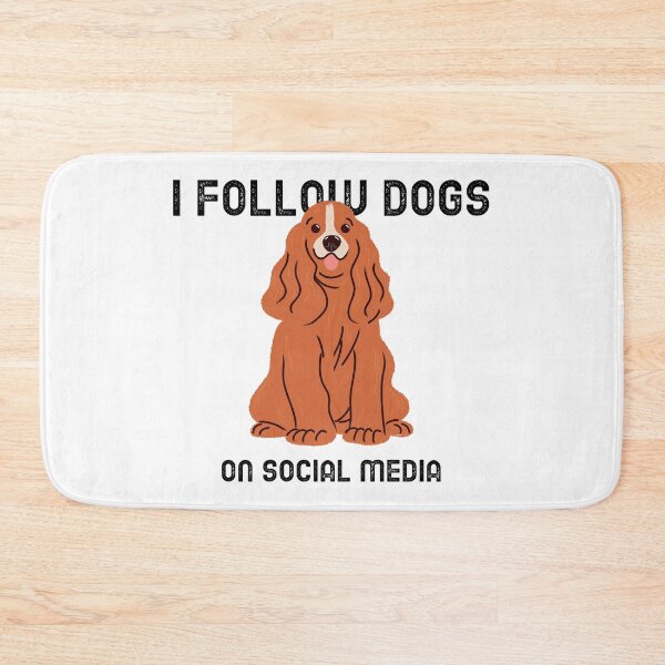 Item preview, I follow dogs on social media t-shirt, I follow dogs on social media animal print t-shirt designed and sold by RoxyCox.