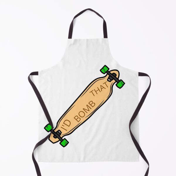 Item preview, I'd Bomb That Longboard designed and sold by NoSpecialShop.