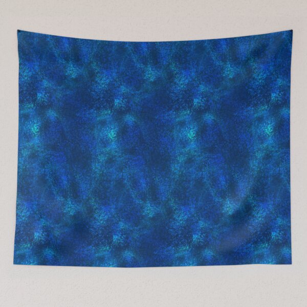 Item preview, Celestial Wind ~ Blue Abstract Fractal Art designed and sold by Ascension Vibrations.