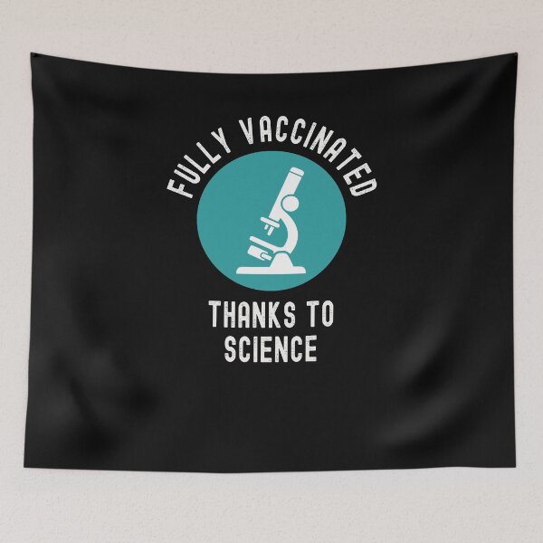 Item preview, Fully Vaccinated Thanks to Science - Funny Pro Vaccine 2020 2021 designed and sold by Dorkification.