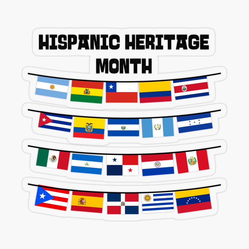 hispanic flags banner